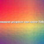 Question : Comment préparer une sauce Tabasco maison
